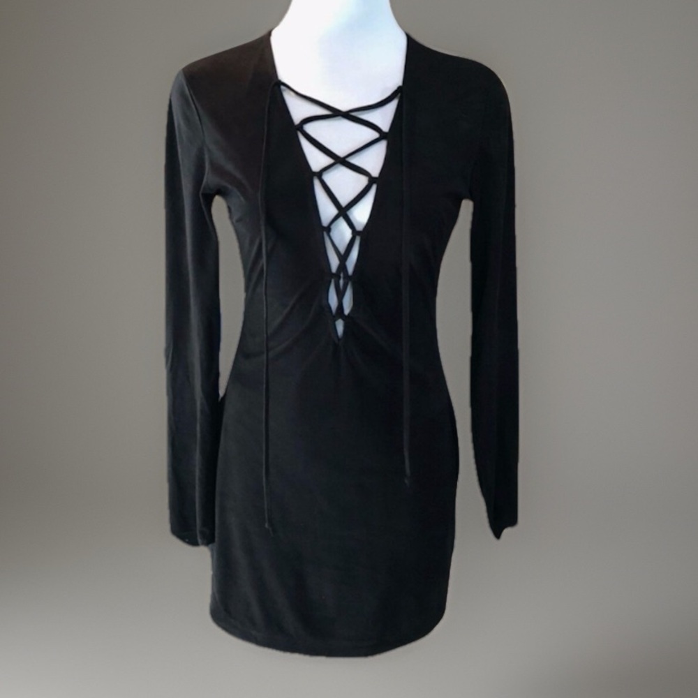 Elegant Black Mini Dress